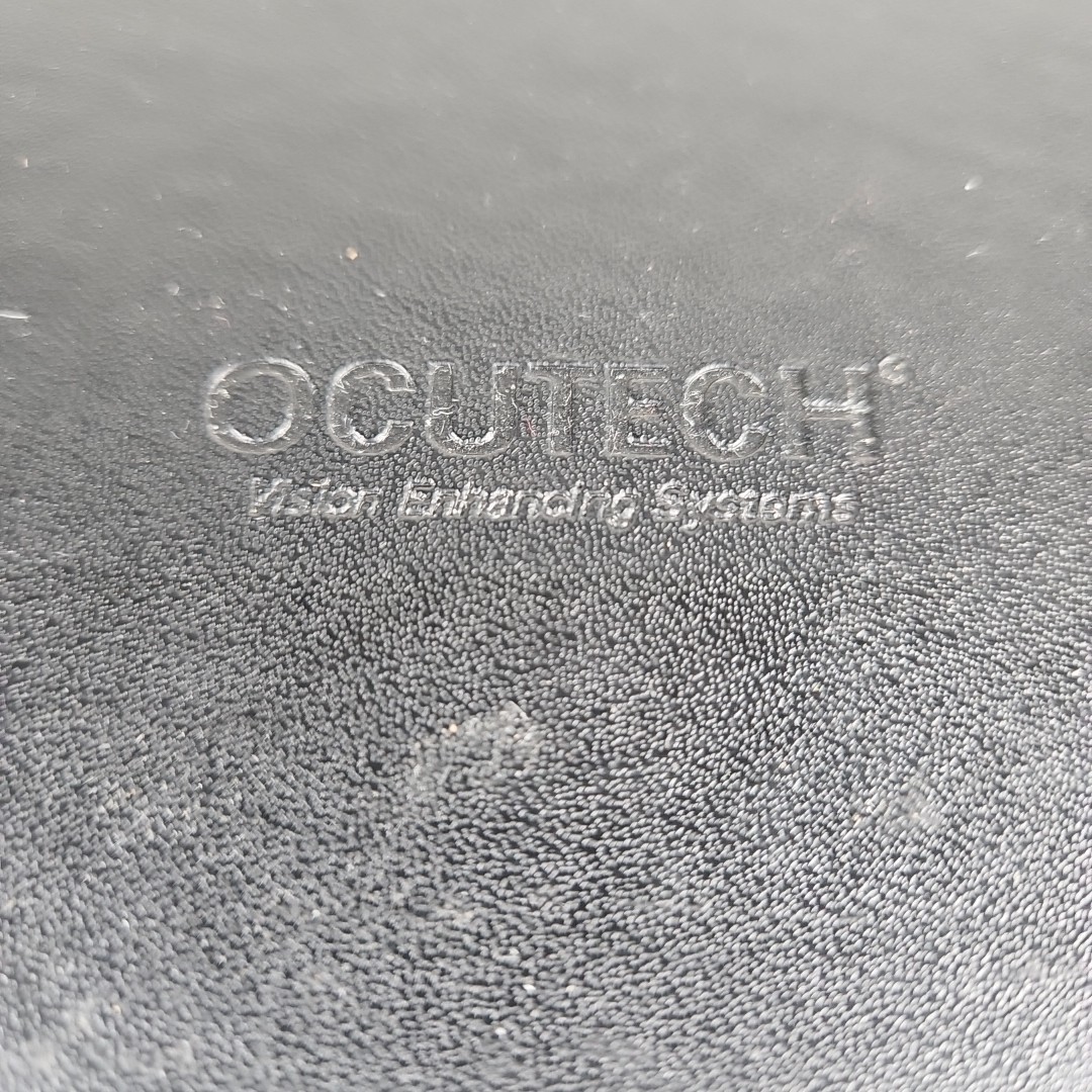 OEM Signed OCUTECH Low Vision Enhancing Glasses Storage Case Padded Clasp Parts