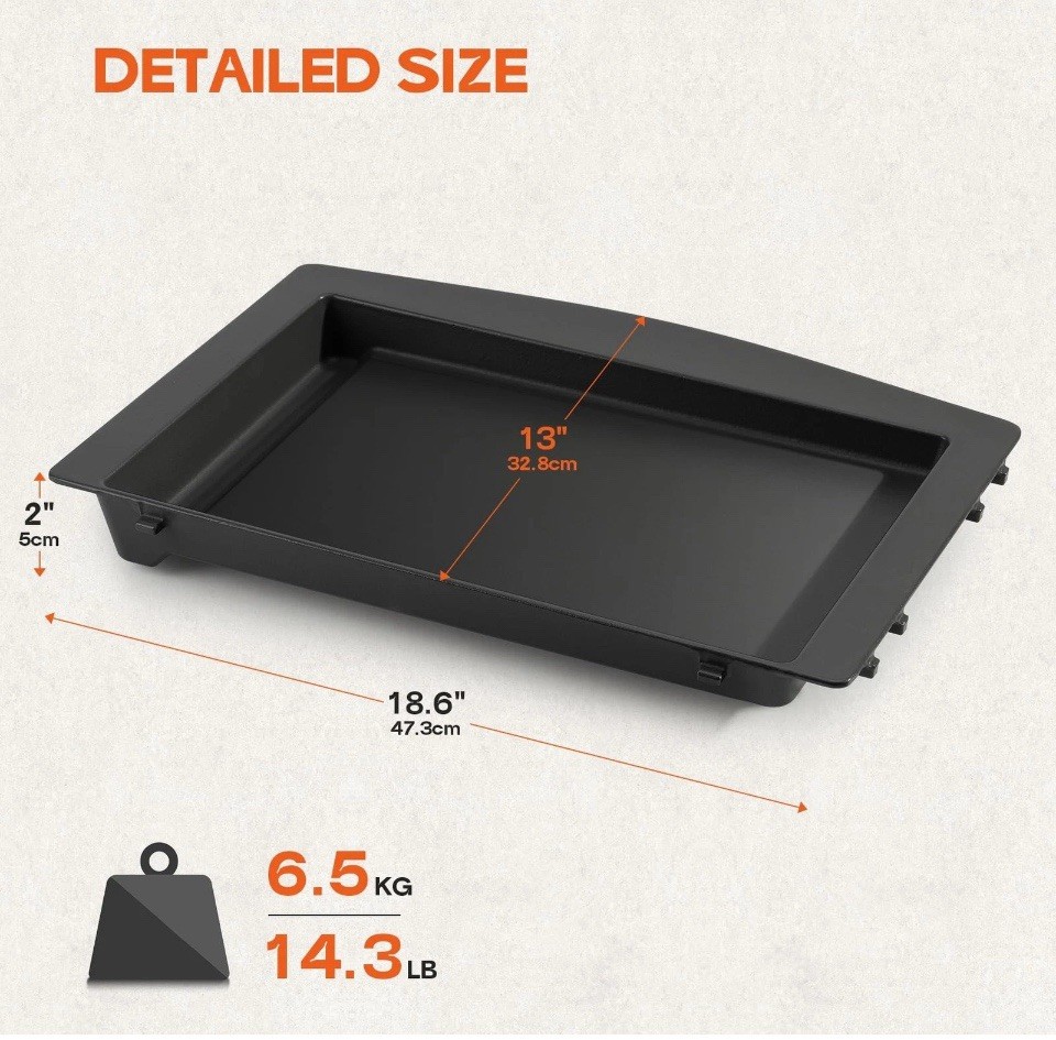 7599 Genesis II Griddle Replacement Cast Iron