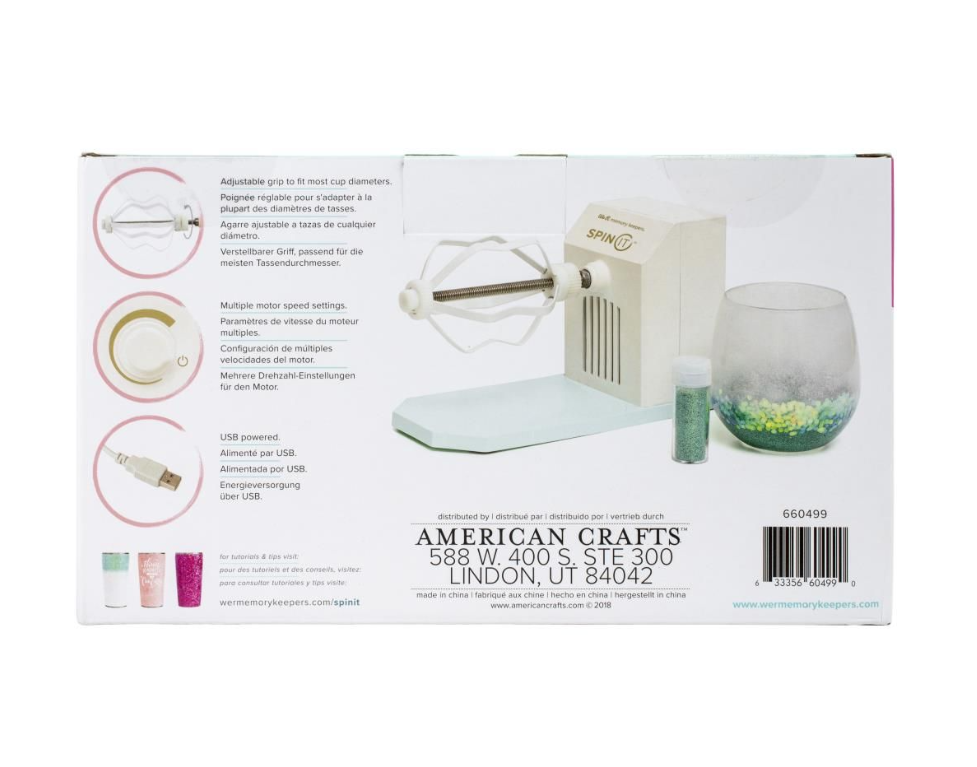 We R Memory Keepers Spin It Motorized Rotary Drying Tool 660499 *new open box*