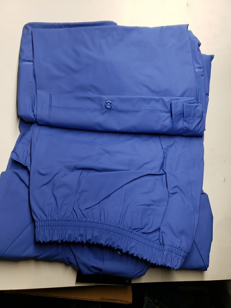 mens rain suit large Blue New With Tags