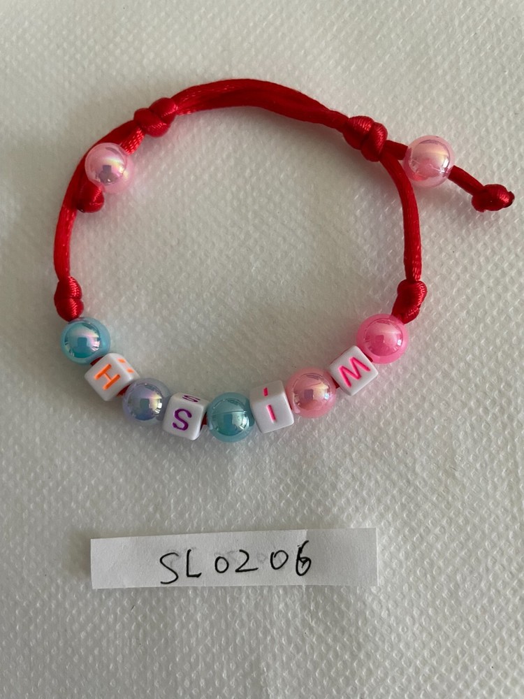 Bracelets acrylic bead handmade hsim