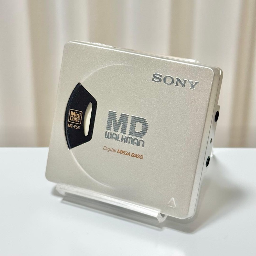 SONY MD WALKMAN Portable MD Player MZ-E55 Operation confirmed