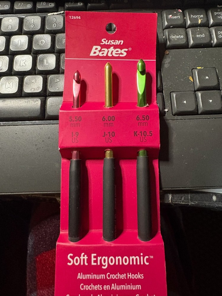 Susan Bates Soft Ergonomic Set I,J,K