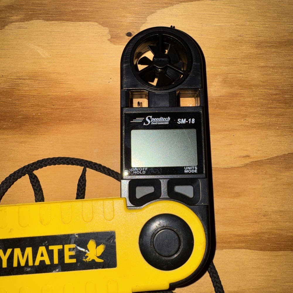 Speedtech Skymate SM-18 Hand Held Thermo Windmeter read description