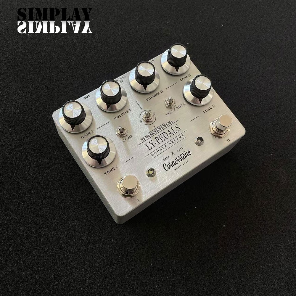 LY-ROCK Clone Version Electric Guitar Effects Pedal Double Preamplifier