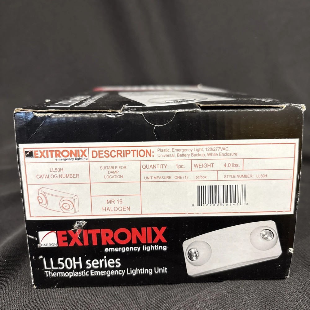 Emergency Light Adjustable Lamp Heads Exitronix LL50H