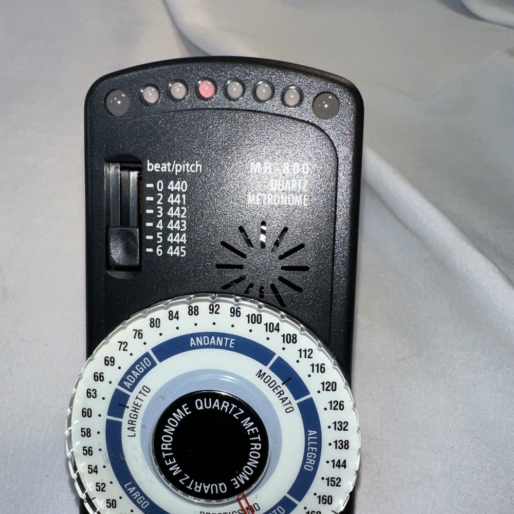 Matrix MR-800 Quartz Metronome w/ LED Pendulum Simulation & Down Beat Accent