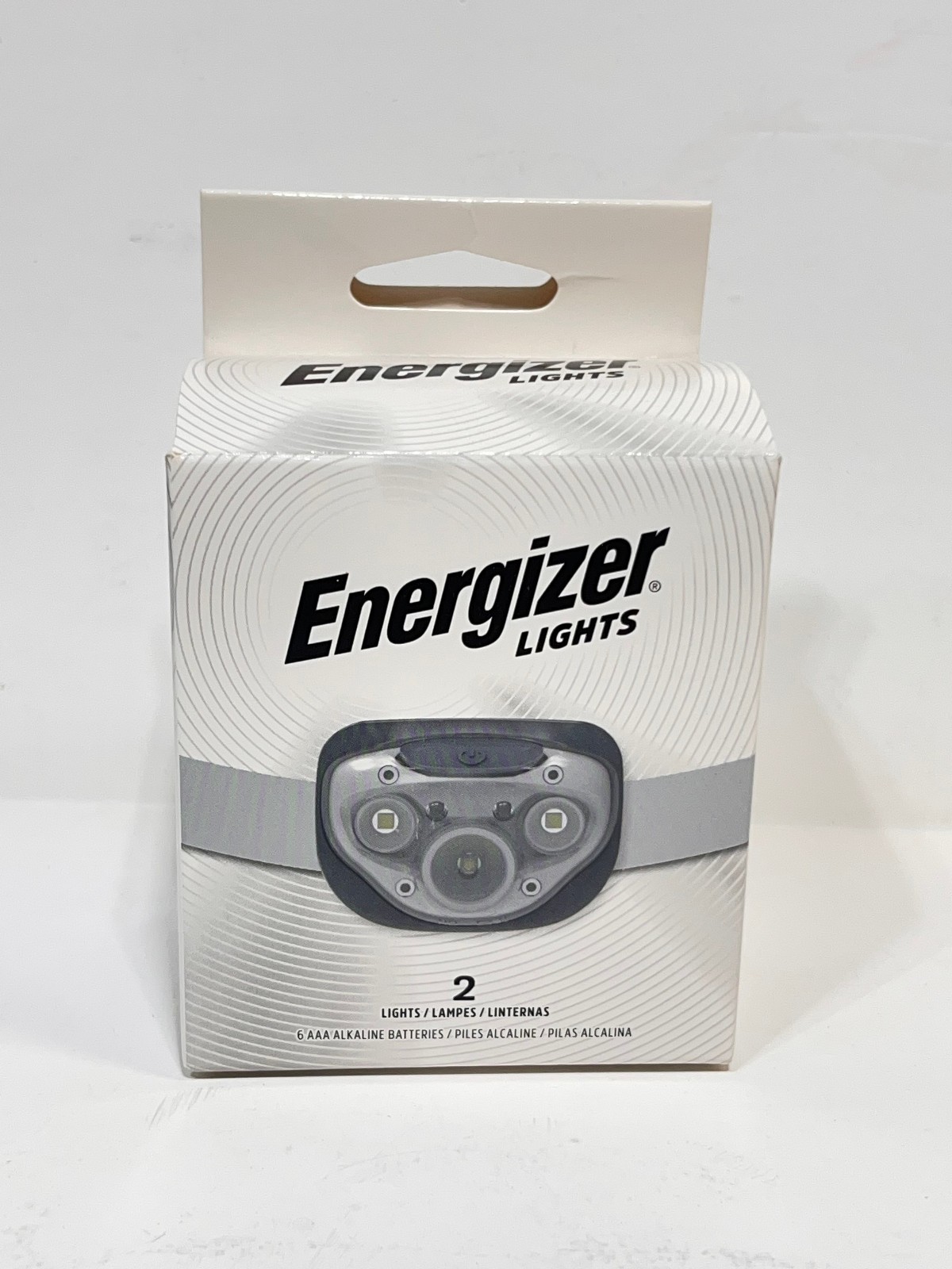 NEW Energizer LED Headlamp camping hiking 260 Head Light - 2 PAck