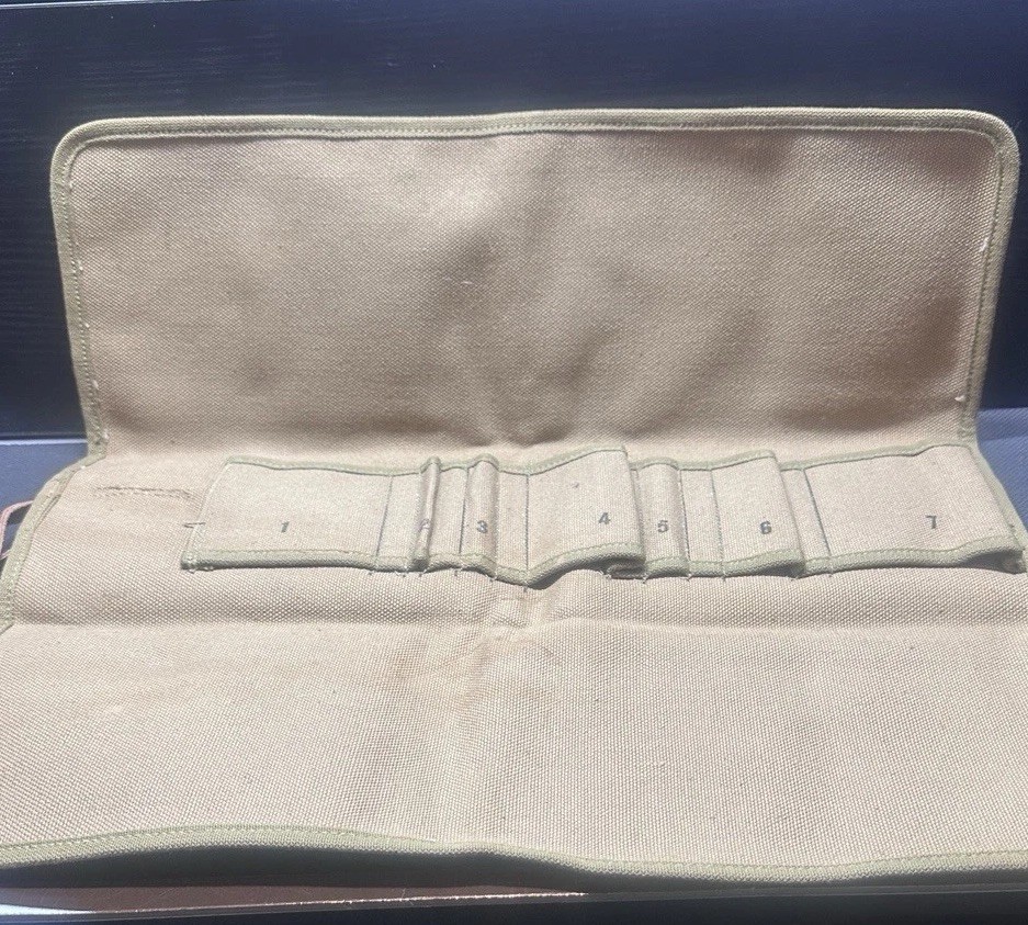 Vintage M-6 TOOL ROLL BAG (empty)