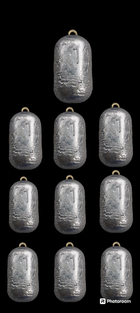 Fishing Deep Drop Sinker/Rock Cod Weights 1lb 10ct