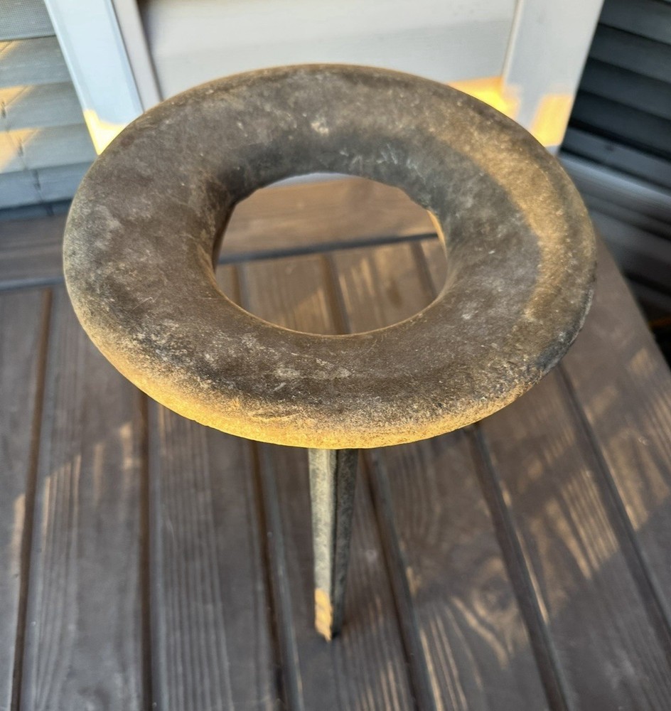 antique Cherry Burrell Dairy Milking Stool