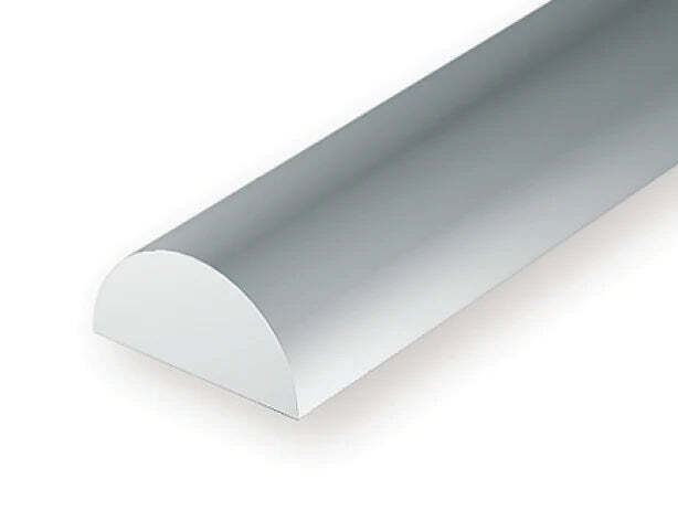 Evergreen Scale Models 242 Half Round Styrene Rod .080" (4 Pack)