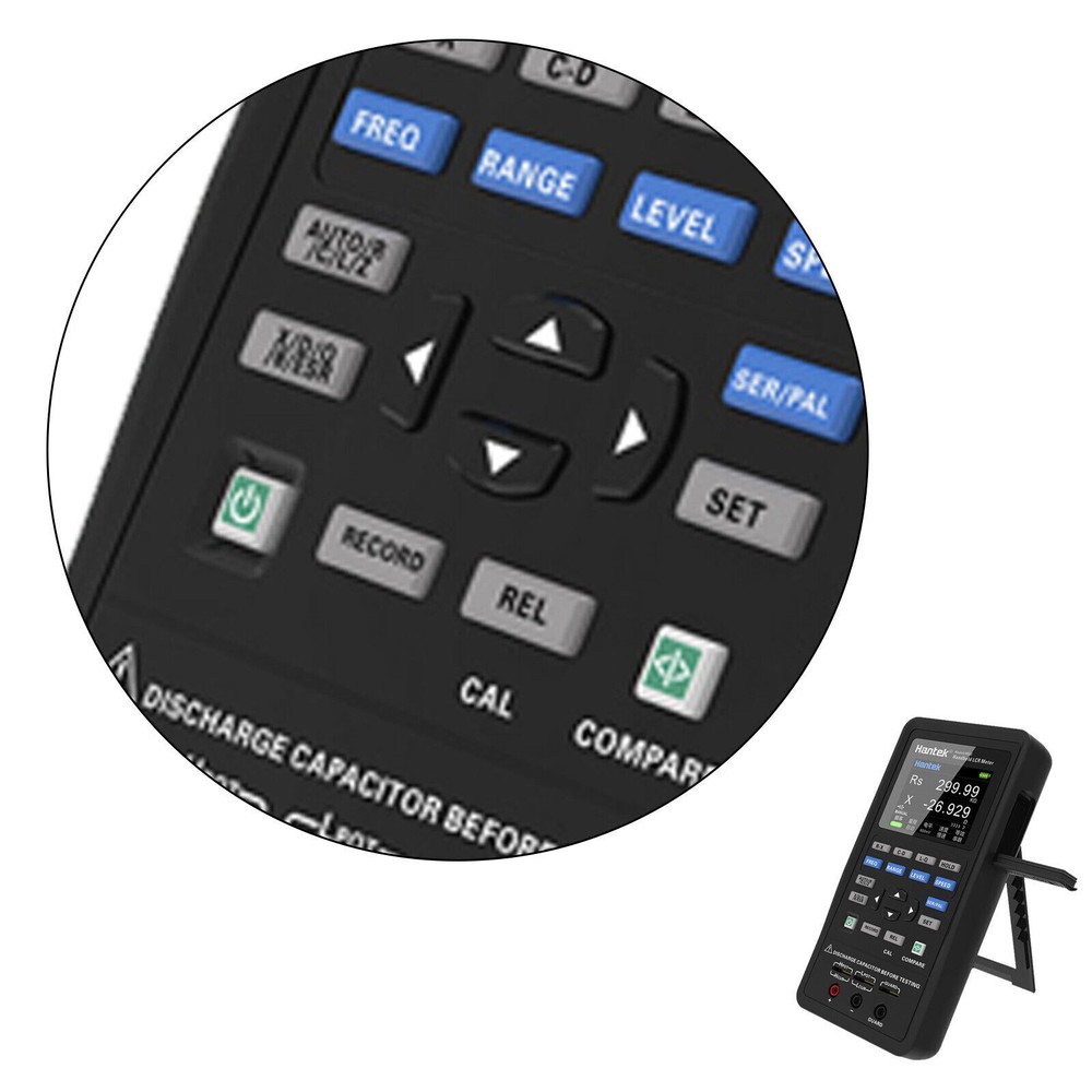 Hantek 1833C Handheld LCR Meter for Inductance Capacitance Resistance Testing