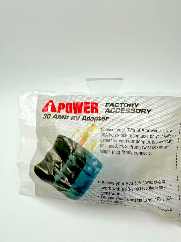A-iPower generator 30 AMP RV Adapter Factory Accessory