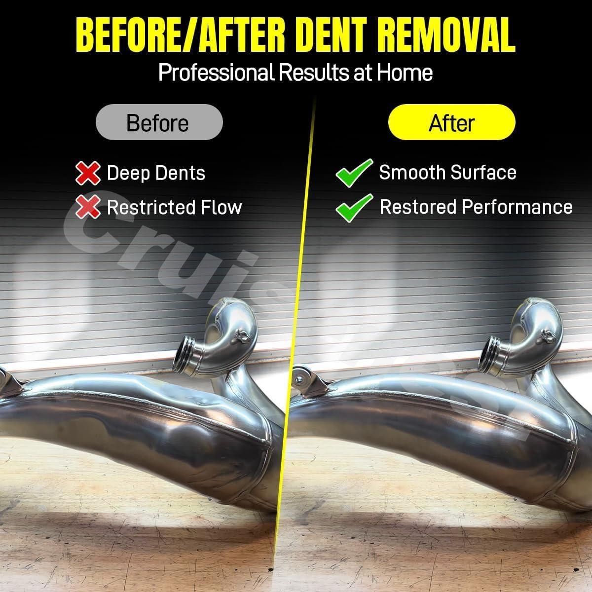 2 Stroke Pipe Dent Repair Kit For Yamaha YZ250 125-300cc w/100psi Pressure Gauge