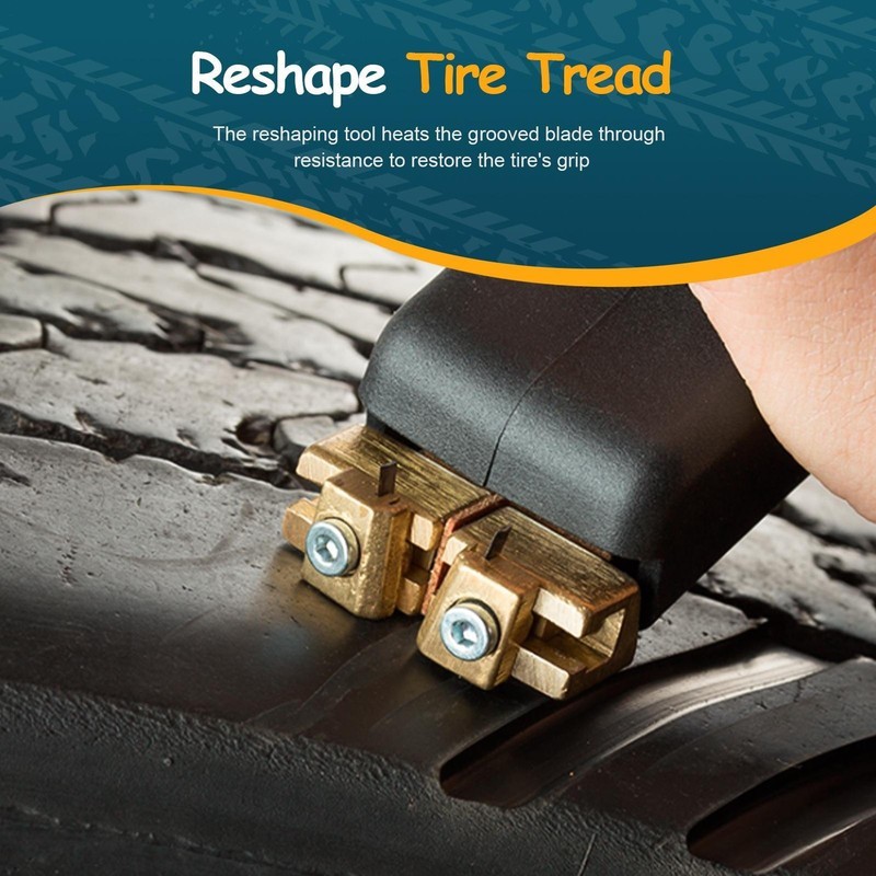 Truck Tire Groover Rubber Cutter Regroover Tyre Grooving Machine W/ Blade 1000W