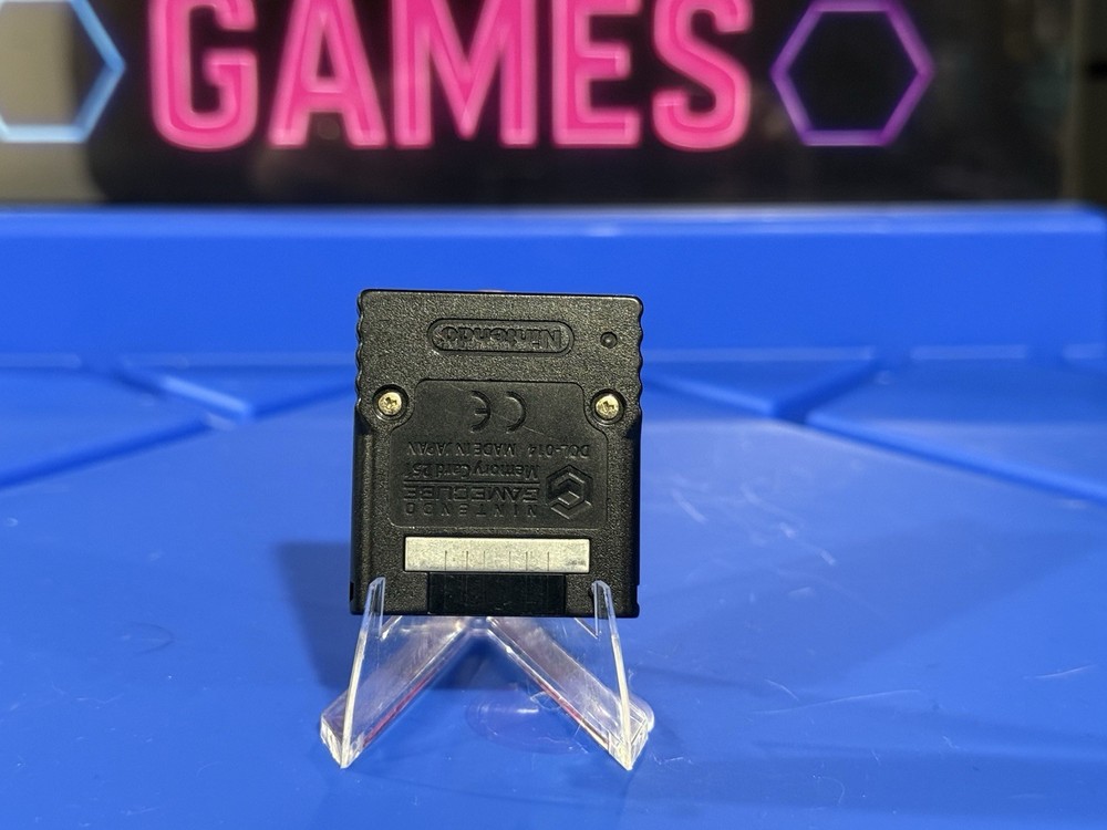 Nintendo Memory Card for GameCube, Black.