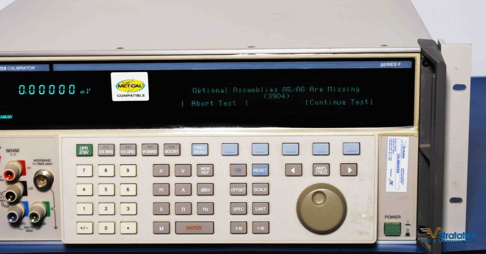 Fluke 5720A Multifunction Calibrator NIST Calibrated