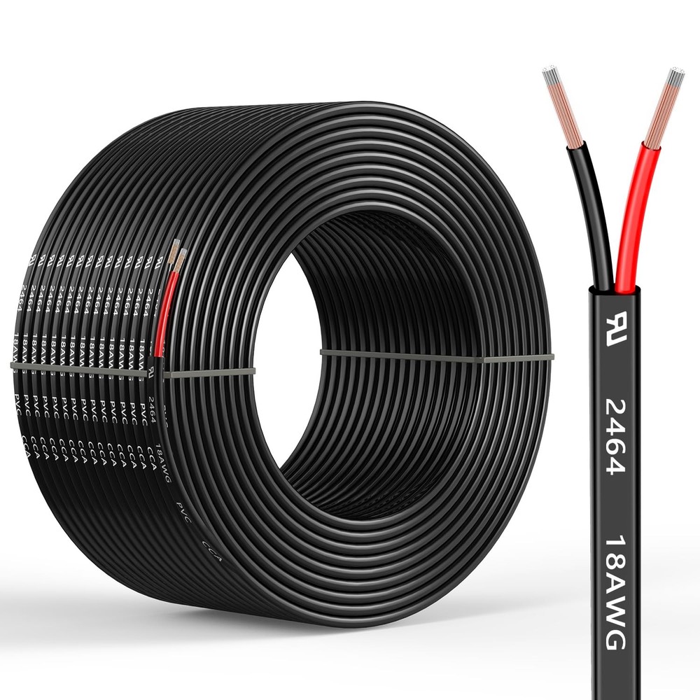18 Gauge 30FT Electrical Wire Copper Clad Aluminum