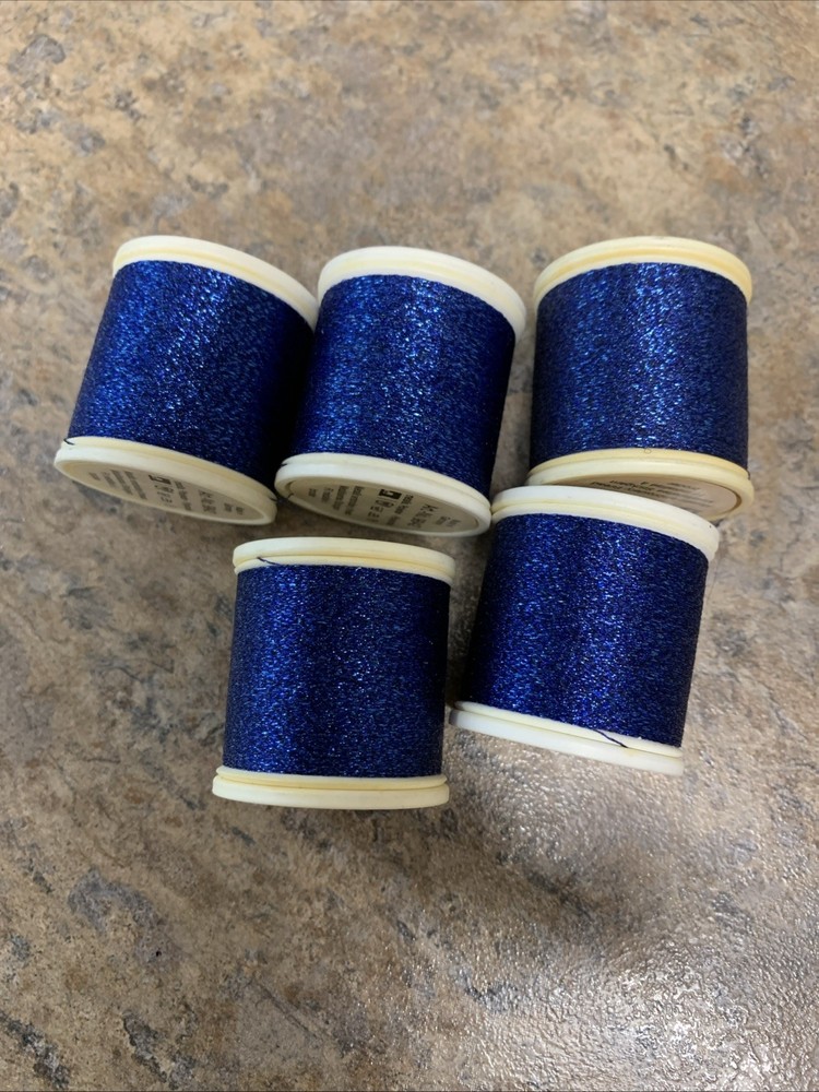 5 Spools MADEIRA Metallic Embroidery  Polyester Thread #38