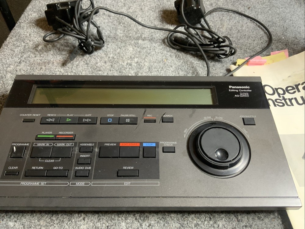 Panasonic Editing Controller AG-A96 Tested
