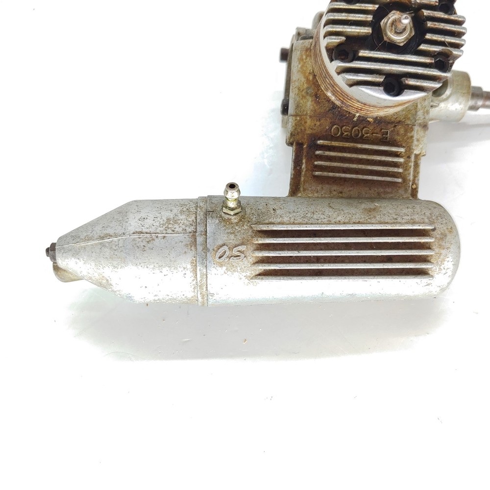 O.S. MAX FP OS E-3050 Vintage RC Airplane Nitro Engine Used