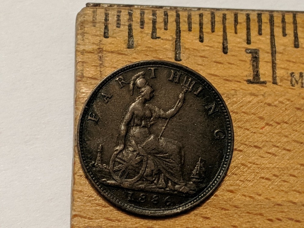 1886 GREAT BRITAIN FARTHING
