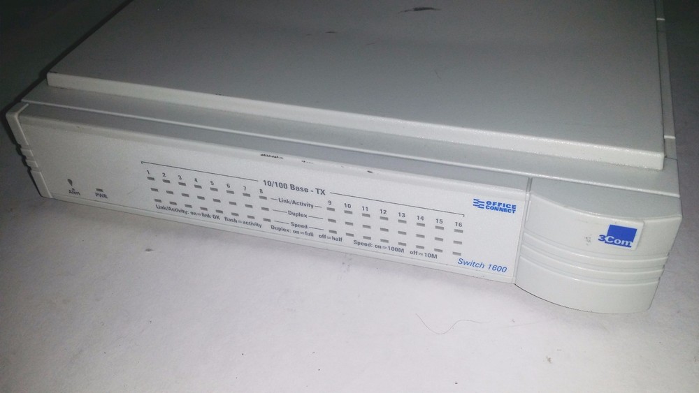 3Com OfficeConnect Switch 1600 3C16735 [No Power Supply]