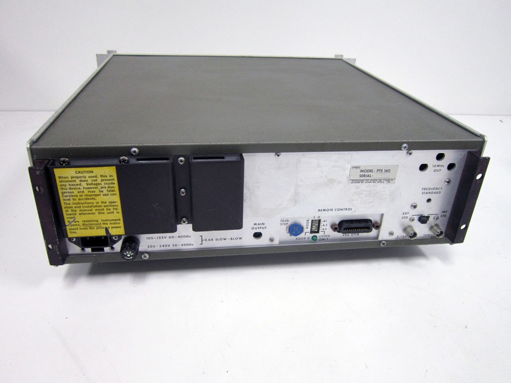 PROGRAMMED TEST SOURCES PTS 160 FREQUENCY SYNTHESIZER ~ PTS160