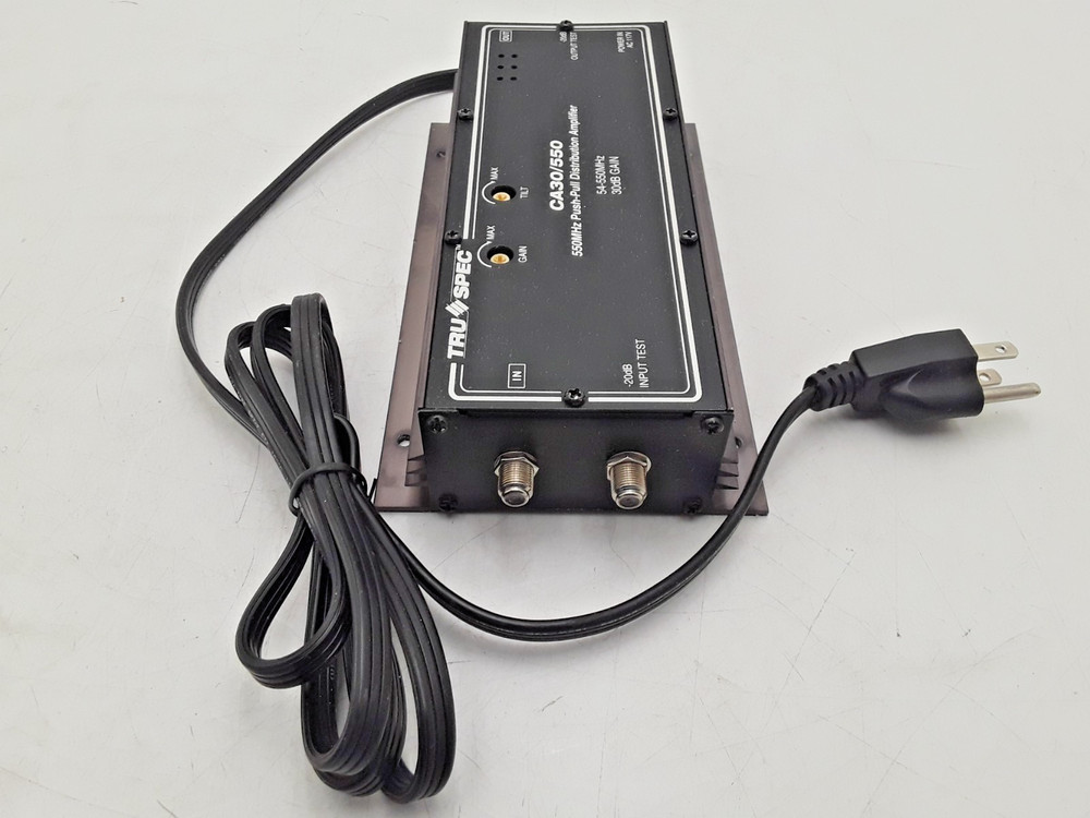 Tru Spec | P/N: CA30/550 | CATV 550Mhz Push-Pull Distribution Amplifier