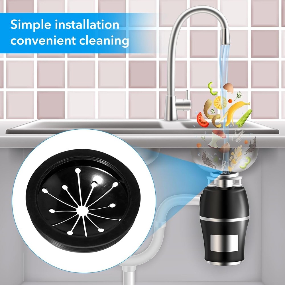 Kitchen Garbage Disposal Rubber Drain Insert 3pcs Garbage Disposal Cover 3 Inch