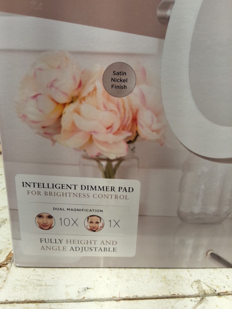 Illuminated Vanity Mirror With LED Lights In Box Used Lightly