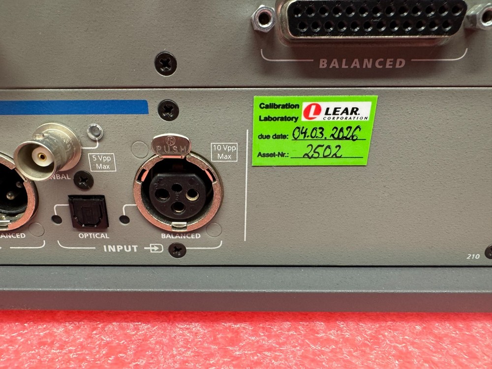 Audio Precision APx 585 Audio Analyzer