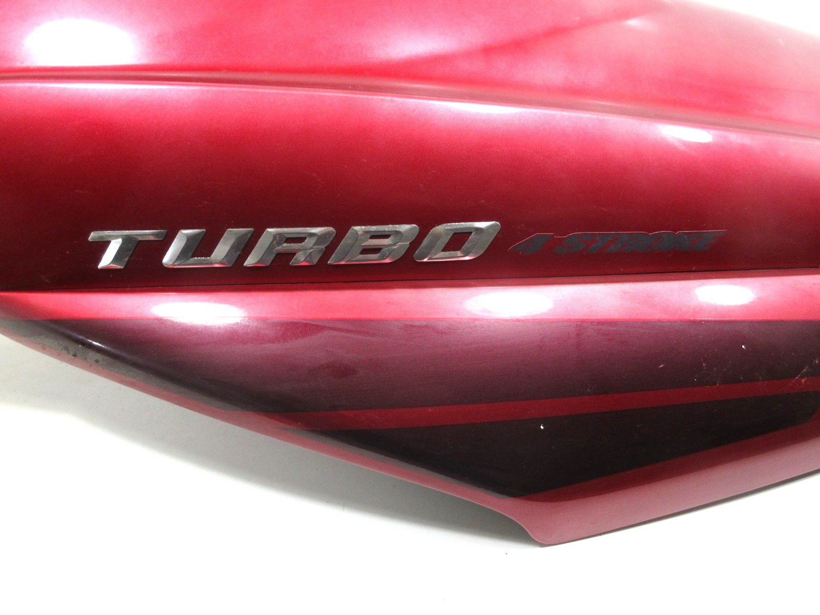 OEM HONDA 2005 F-12X TURBO AQUATRAX GPS BURGUNDY RED FRONT HOOD ASSEMBLY & LATCH