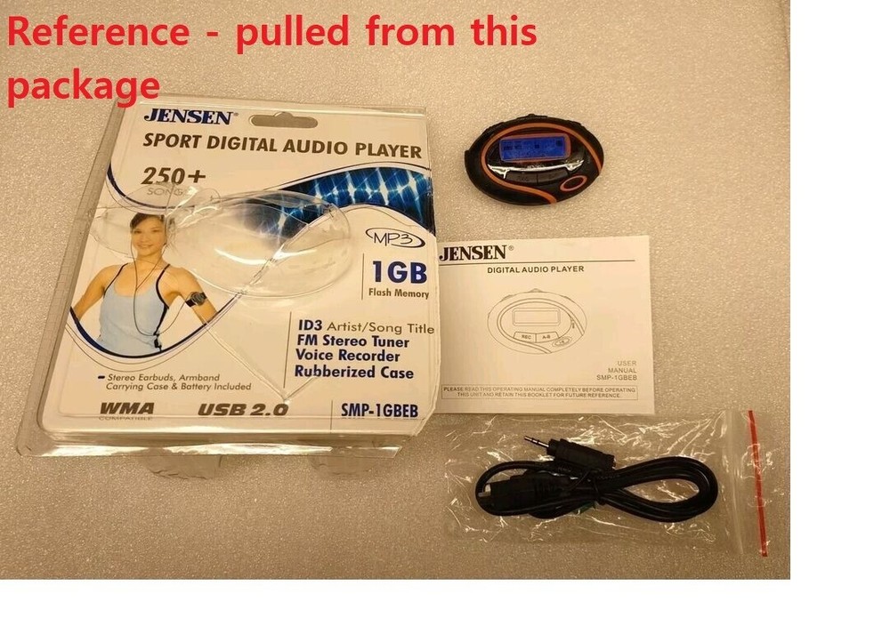 New USB Cable For PC Connection & Music Synchronization For Jensen MP3 Player