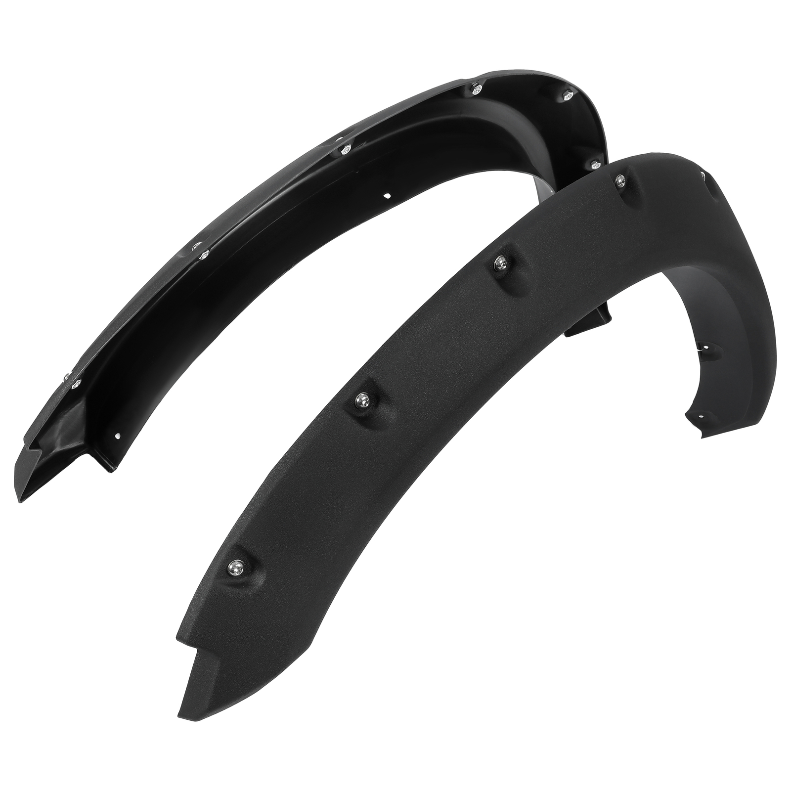 FOR 2009-23 19 DODGE RAM 1500 TEXTURED POCKET RIVETED STYLE WHEEL FENDER FLARES