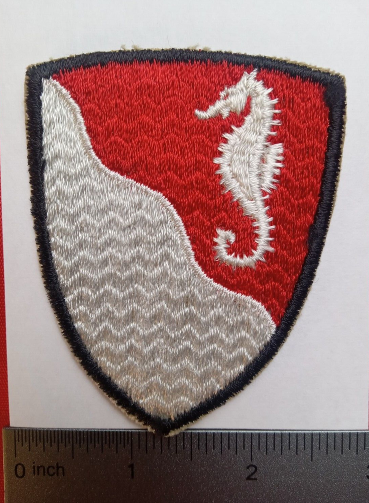 US Army Authentic WW2 36th Combat Engineer Regiment Pocket Patch (French Made)