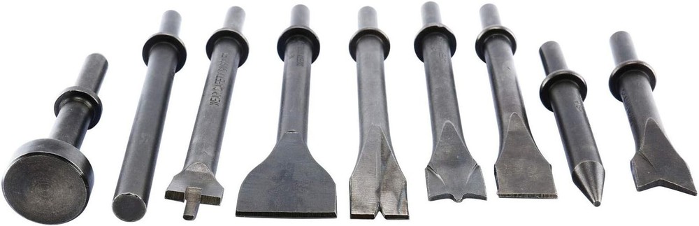 Pneumatic Chisel Set Air Hammer Punch Chipping Bits Drill Tool Concrete Brick