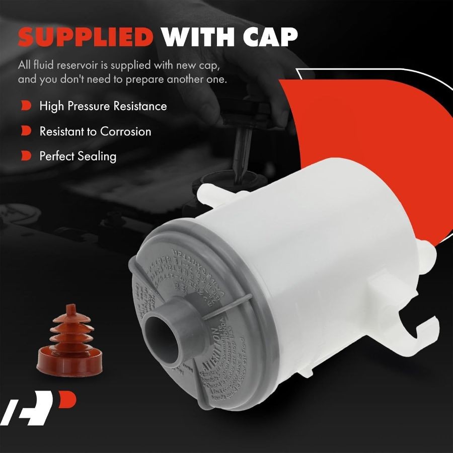Power Steering Reservoir/Tank with Cap Compatible with CR-V 1997-2001, Civic 199