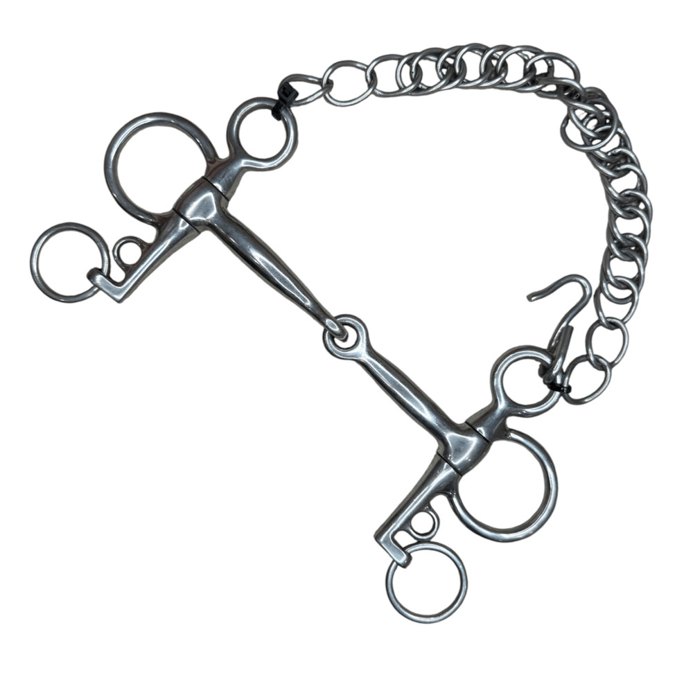 Pelham Snaffle in Stainless Steel - 5"
