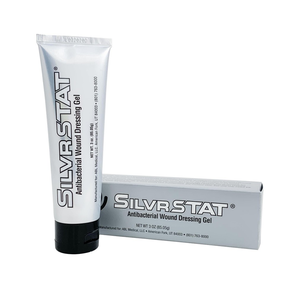 SilvrSTAT First Aid Kit Gel | 32 PPM Silver Healing Wound Dressing Solution |...