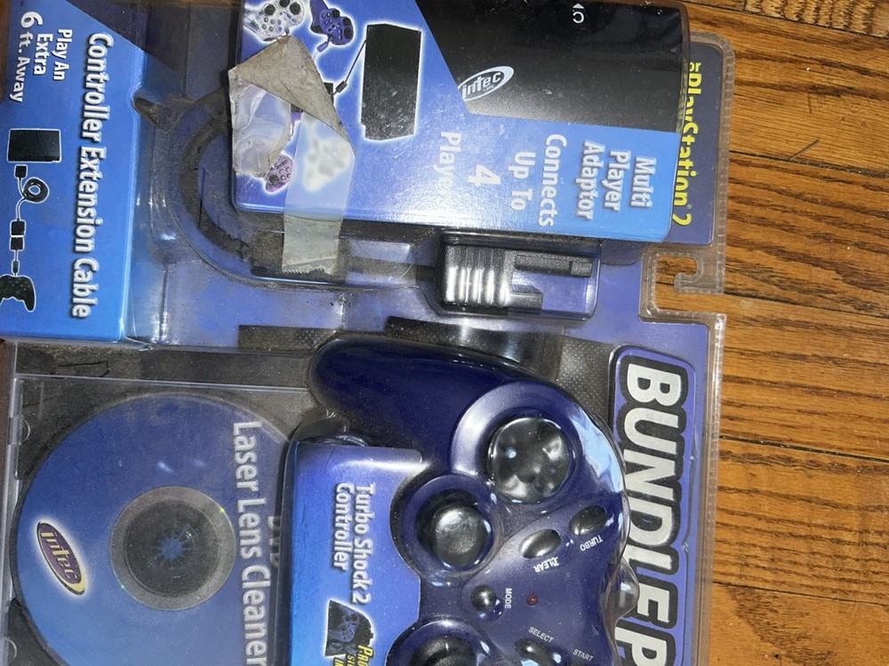 Intec Accessory Controller Bundle Pak for Playstation 2 PS2 Remote -New Sealed