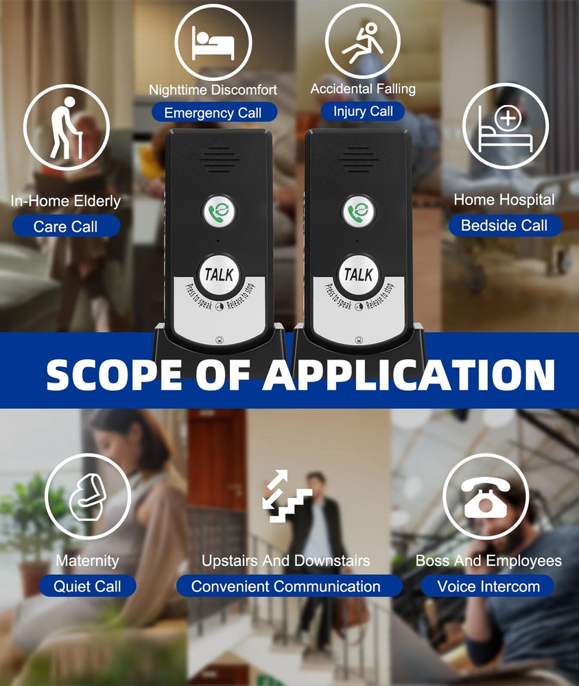 2 Way Voice Intercom Super Long Range Wireless Intercomunicador Wireless Inte...