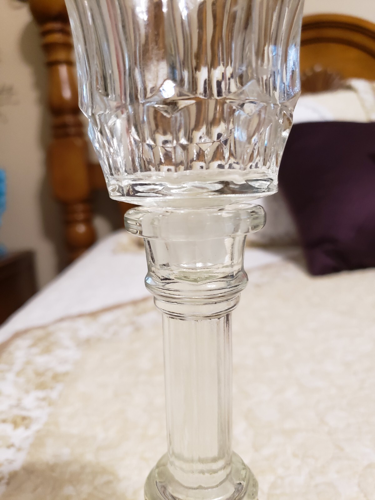 VOTIVE CUP GROMMETS CLEAR NEW(8)HOLDS PEG VOTIVE CUPS TIGHT HOME INTERIOR&OTHERS