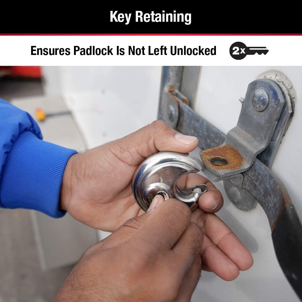 Master Lock Stainless Steel Discus Padlock 40DPF