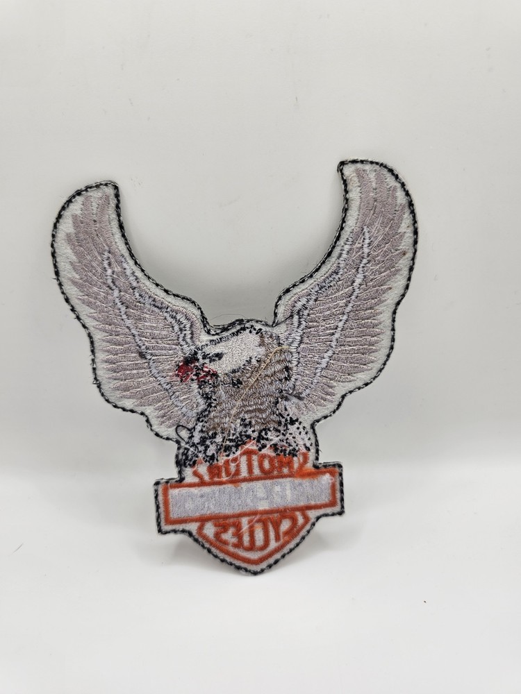 Vintage Harley Davidson Motorcycles Biker Patch 4" Patch Eagle