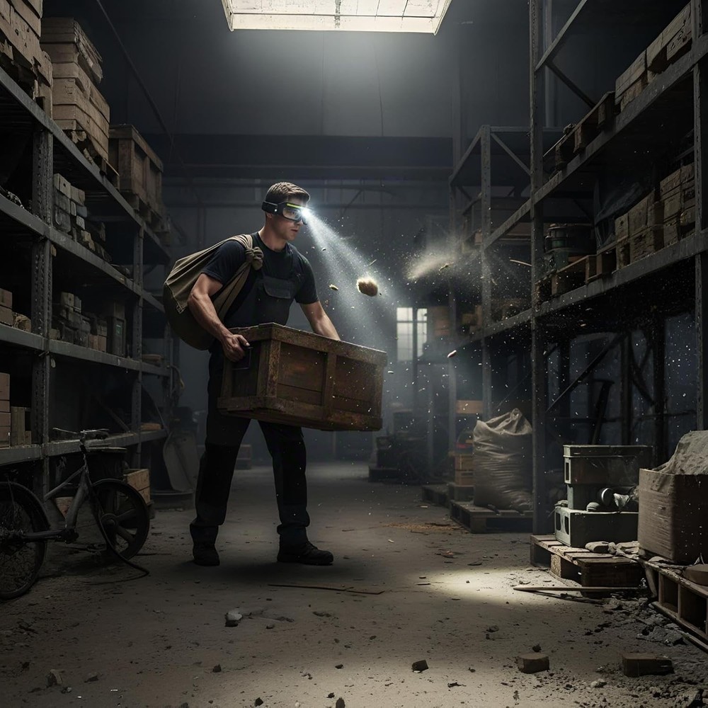 ChargingLEDglassesheadlightmotionsensorandtouchcontrol 5modeshands-free lighting