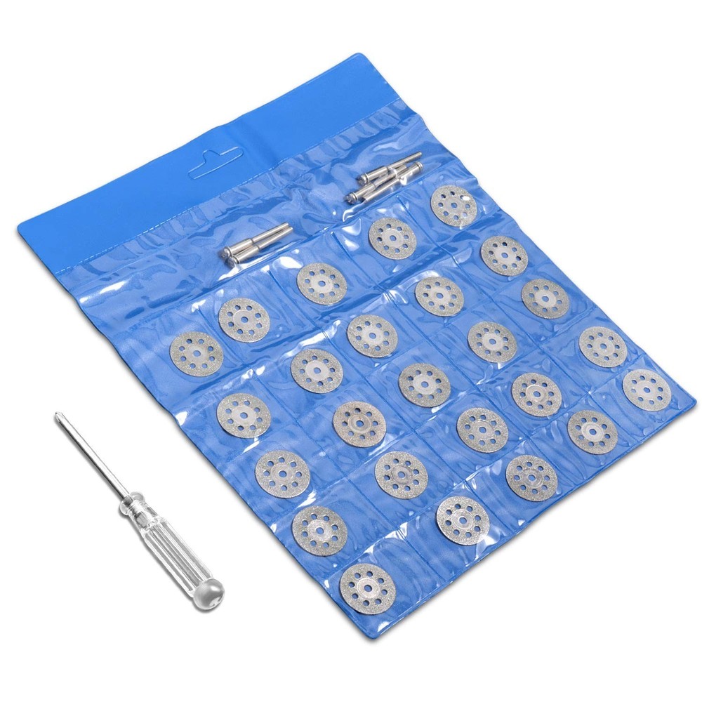 All-in-One 25pc Diamond Cutting Wheel Set for Precision Cutting & DIY Projects