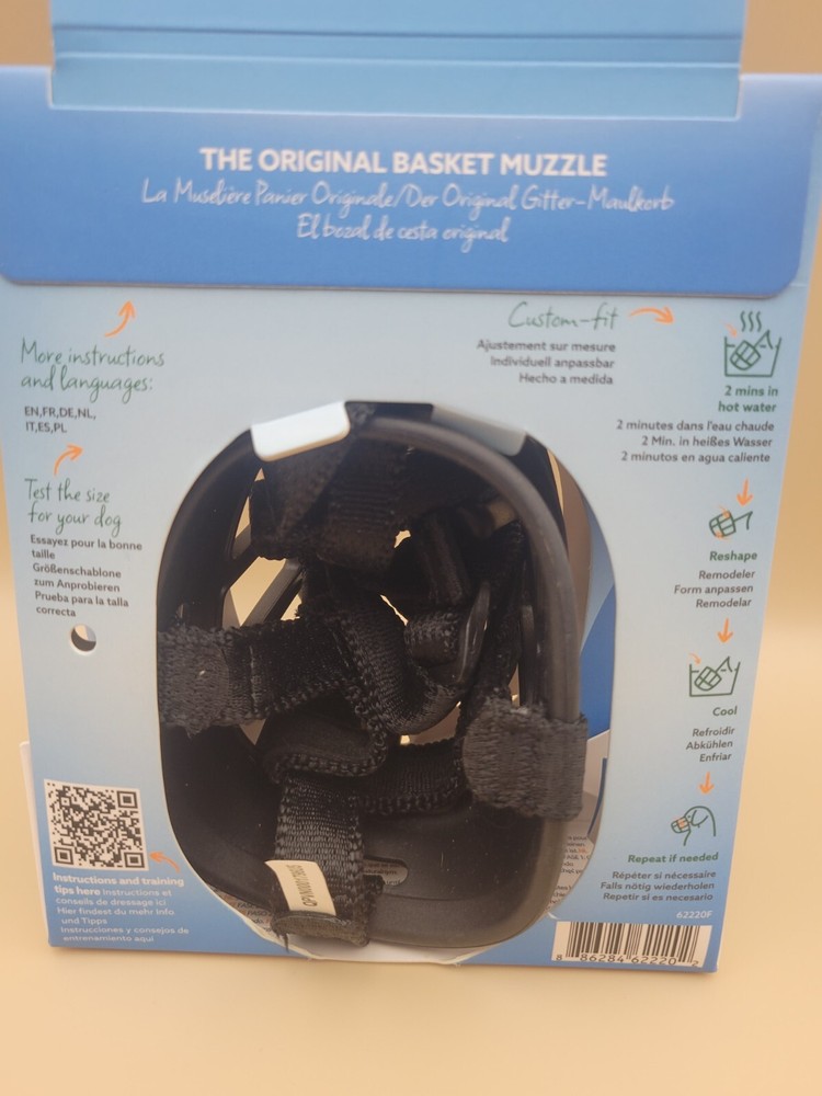 Baskerville Ultra Muzzle for Dogs - Size 2 - Adjustable & Comfortable - New