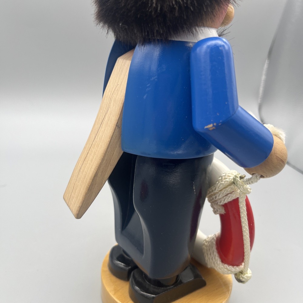 STEINBACH NUTCRACKER GERMAN WOODEN NUTCRACKER CHUBBY SAILOR S1321 Naval Captain